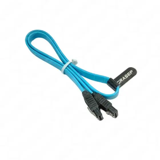 Cabo Sata de Dados para HD SSD Gravador Drives com Travas 45cm Azul GRASEP