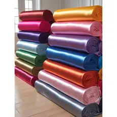Cetim Luxo 2 Metros Tecido Brilhante Premium para Festa Roupa e Artesanato