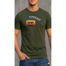 Camiseta Masculina Vintage Retrô Anos 80 Fita Cassete Camisa Masculina  Algodão Premium - Blusa Masculina Básica  VT0008
