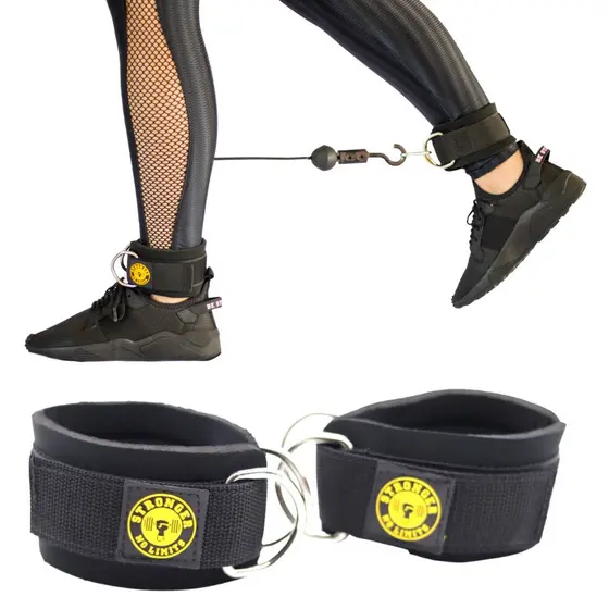 Puxador de Gluteo Tornozeleira para Cross Over Profissional Fortalecimento de Glúteos Be Stronger