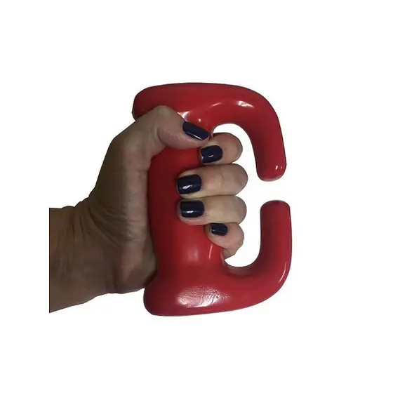 Halter de Vinyl WCT Fitness 900011 Vermelho .