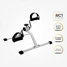 Mini Bicicleta Cicloergômetro Pedal Cicle Exercício Sentado para Fisioterapia Portátil - WCT Fitness
