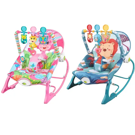 Cadeira de Descanso Vibratória e Musical Bebê Baby Zippy Toys Com Vibração Suave e Musicas