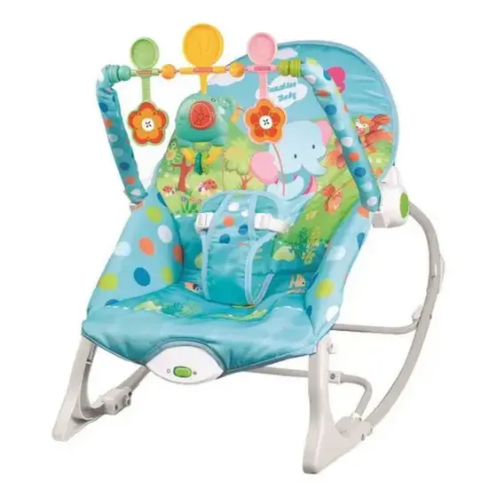 Cadeira de Descanso e Balanço C/ Vibração e Musical da Zippy Toys