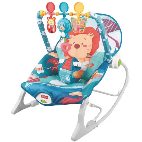 Cadeira de Balanço e Descanso da Zippy Toys com Vibração Suave e Musical P/ seu bebê