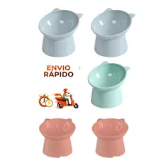 Kit 5 Comedouro/ Bebedouro Postura Elevado Correta