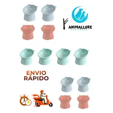 Kit 12 Comedouro/Bebedouro Postura Elevado Correta Pratico Saúde e Conforto para o seu Pet