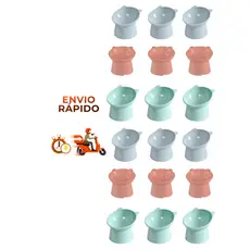 Kit 18 Comedouro Bebedouro Postura Elevado Correta