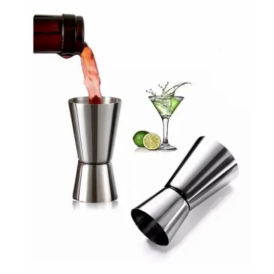 Dosador duplo para bebidas 25ml/50ml