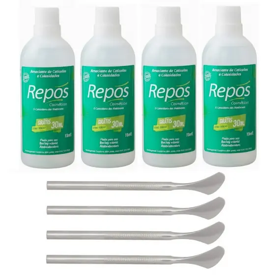 Repos Kits Spa Dos Pés Amaciante 150ml + 222 Cutemax Tira Calo Calosidade Podologia Manicure