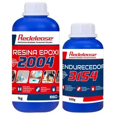 Resina 2004 Epoxi Transparente De Baixa Viscosidade Com Endurecedor 3154 [1,5 Kg]