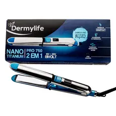 Chapinha Profissional Para Salão - Nano Titanium PRO750 - SUPER POTENTE PROFISSIONAL - 2 em 1 BIVOLT com Garantia