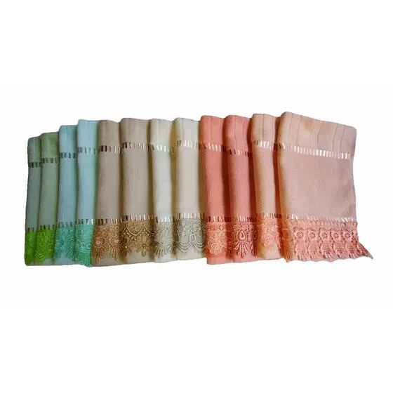 Kit 10 Toalhas de Lavabo p/ Bordar com Guipir - Modelo Bella - Marca Dohler