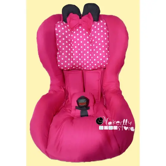 Capa Para Cadeira Auto NANIA/Team TEX/COSMO/PRIMO LUX/TrioSP/Minnie/Mickey/Ferrari (meninas)