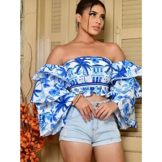 CROPPED CIGANINHA FEMININO VERÃO 2024