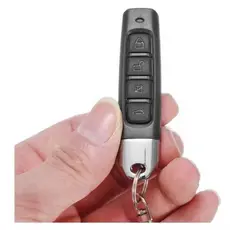 Controle de Portão Eletrônico universal fixed code remote Slim 433MHz 4 em 1