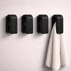 Gancho Adesivo Para Parede Suporte Porta Toalha Elegante Sem Furo