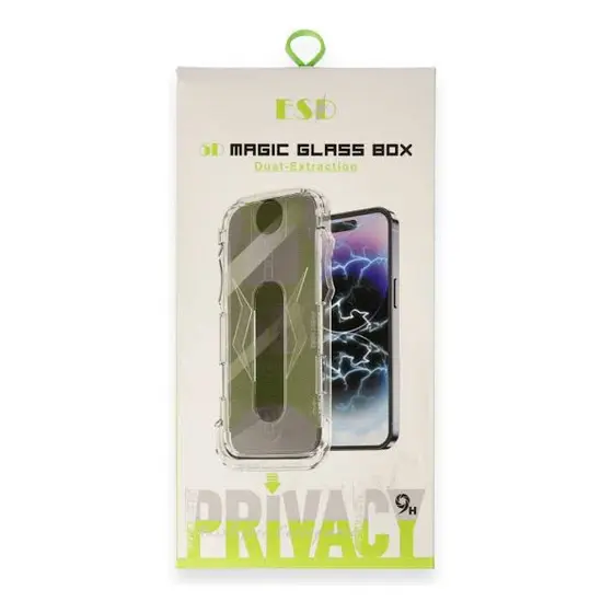 Película Privacidade iPhone XR 11 13 14 Plus 15 Pro Max Anti Espião 3D com Aplicador