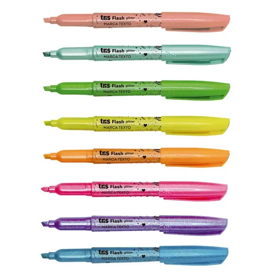 Marca Texto Holic Fancy Flash - Glitter - Tris
