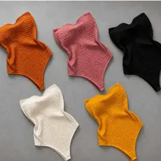 Body Tomara Que Caia Feminino Texturizado Premium Elegante Tendência Moda Blogueira Confortável Alta Qualidade