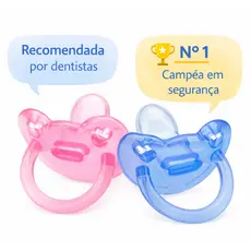 Chupeta T2 Anatômica Orto Confor 100% Silicone para Bebês