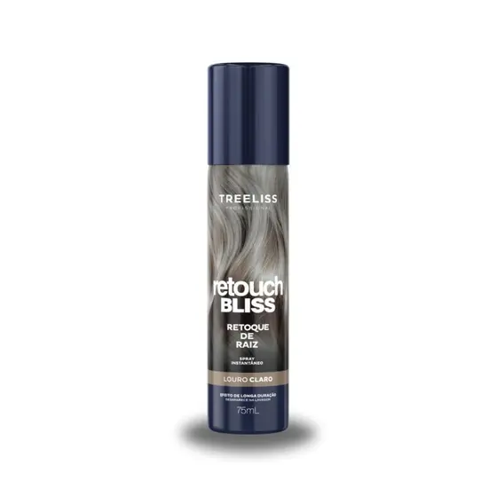 Retouch Bliss Spray Instantâneo Louro Claro 75ml Retoque de Raiz - Treeliss Profissional