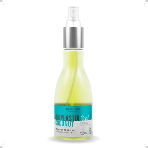 Finalizador Capilar Ativador de Brilho Bioplastia Coconut 120ml - Treeliss Profissional