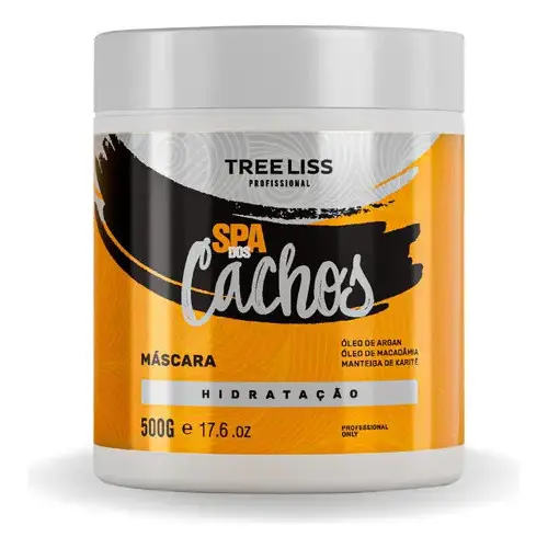 Máscara Hidratante Spa Cachos 500g Hidratação Para Cachos - Treeliss Profissional