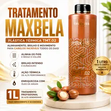 Tratamento Max Bela 1L Alinhamento Capilar Redução de Volume - Treeliss Profissional