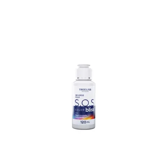 SOS Reverse Plex 120ml Reconstrução Capilar Reparação Intensiva dos Fios - Treeliss Profissional