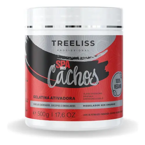 Gelatina Spa dos Cachos 500g Definição e Fixação de Cachos - Treeliss Profissional