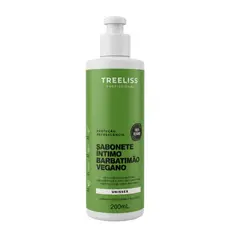 Sabonete Íntimo Barbatimão Vegano 200ml Higiene Íntima Feminina - Treeliss Profissional