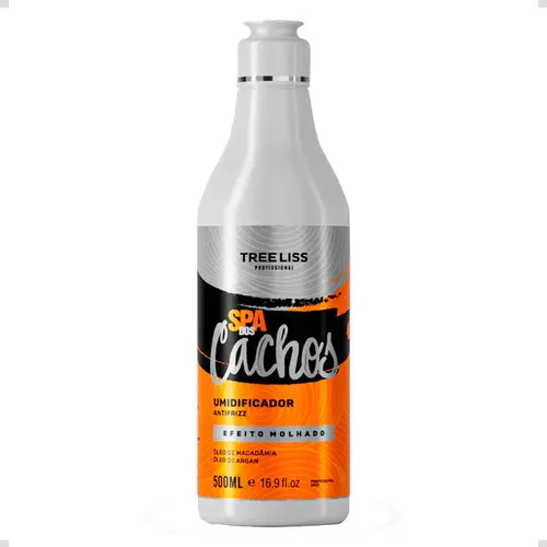 Umidificador Cachos 500ml Ativador de Cachos Controle Frizz e Definição - Treeliss Profissional