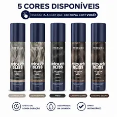 Retoque de Raiz Spray Instantâneo 75ml Retouch Bliss Original - Várias Cores - Treeliss Profissinal