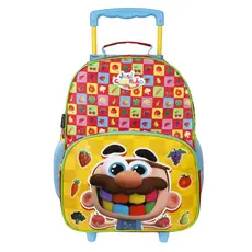 Mala Escolar G com Rodinhas + Squeeze 340ml Infantil Menino José Totoy
