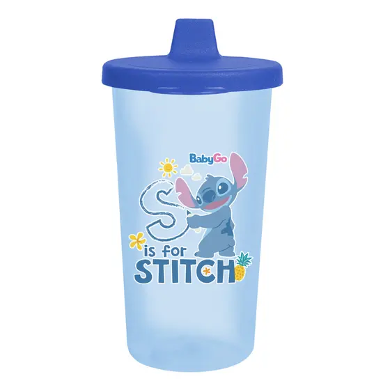 Copo Easy Infantil 340ml Stitch Azul