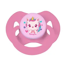 Chupeta T1 Unicórnio Com Capuz e Bico de Silicone Ortodontico de 0 a 6 Meses 1 unidade