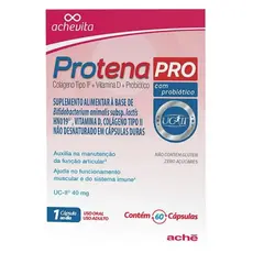Suplemento Alimentar Protena Pro 60 cápsulas embalagem nova ou antiga