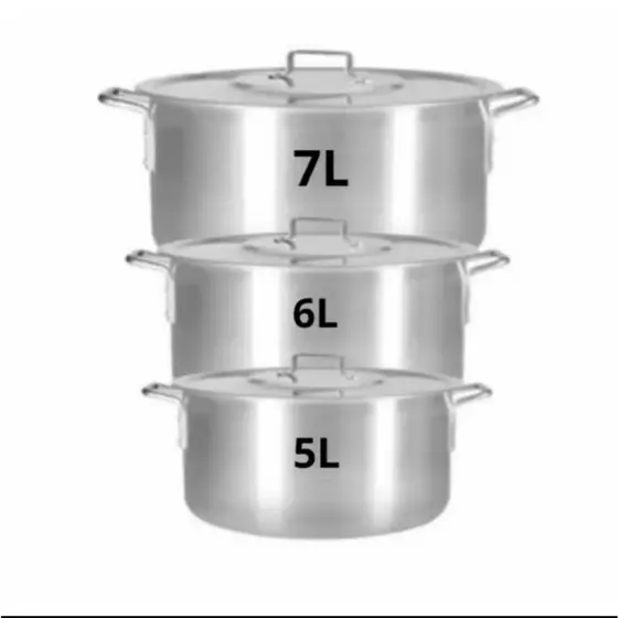 Kit Panelas de Alumínio para Feijoada Jogo de Panela 3 peças Kit Feijoada  Grande