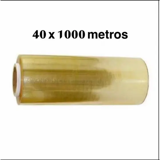 Rolo Bobina Plastico De Filme Pvc 40cm X 1000 Metros