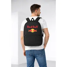 Mochila Bolsa Escolar Red Bull Grande Reforçada 2 Bolso Lateral e Tablet