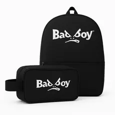 Kit Mochila Grande Escolar Trabalho Viagem – Bolso para Tablet/iPad, Frontal, Laterais, Alça Reforçada+ Necessaire Bolsa