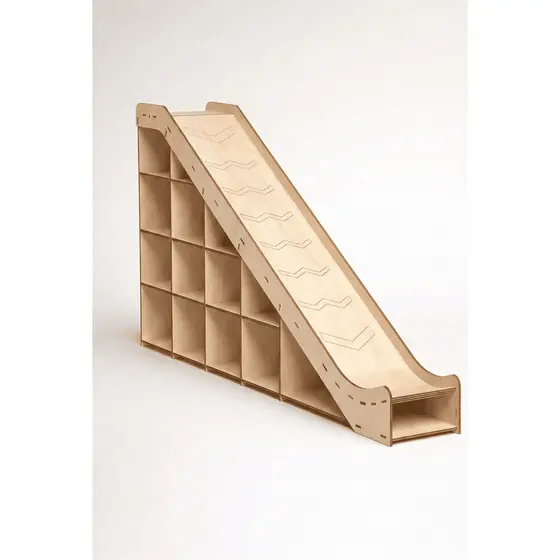 Nova Pista Rampa de para Carrinho Infantil MDF 40cm Fácil Montagem