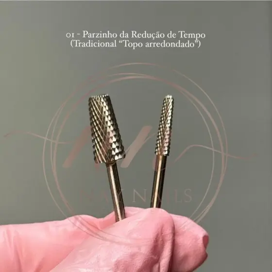 Kit Broca de Tungstenio Original (Redução de Tempo) Carboneto de Tungstenio (Nay Nails)