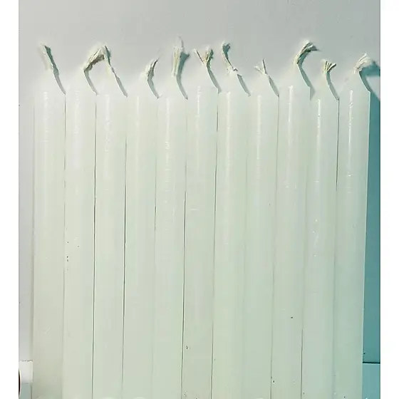 Velas Brancas Palito 18cm Tradicional Kit 10/20/30 Unidades