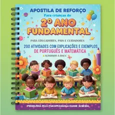 APOSTILA REFORÇO 2º ANO FUNDAMENTAL 2026 SÃO 200 EXERCÍCIOS PORTUGUÊS E MATEMÁTICA