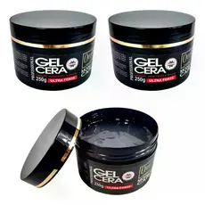 Kit 3 Gel Cera Capilar Ultra Forte Ouribel 250g