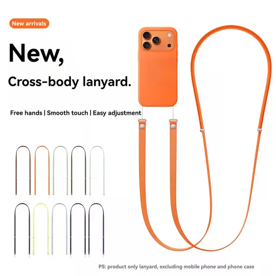 Correias Crossbody Magnéticas Para Capa De Telefone , Cordão iPhone 17 Pro Max Alça De Pescoço Ajustável