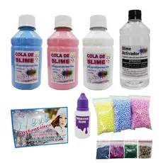 Mini Kit Para Fazer Slimes Completo Super Oferta