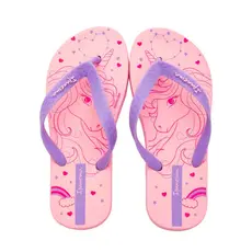 Chinelo Infantil Ipanema Unicórnio Menina Rosa+Lilás - 23 ao 36 Original